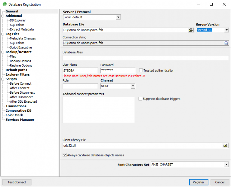 ssis - Firebird connection ODBC remote when using non-standard TCP port - Stack 