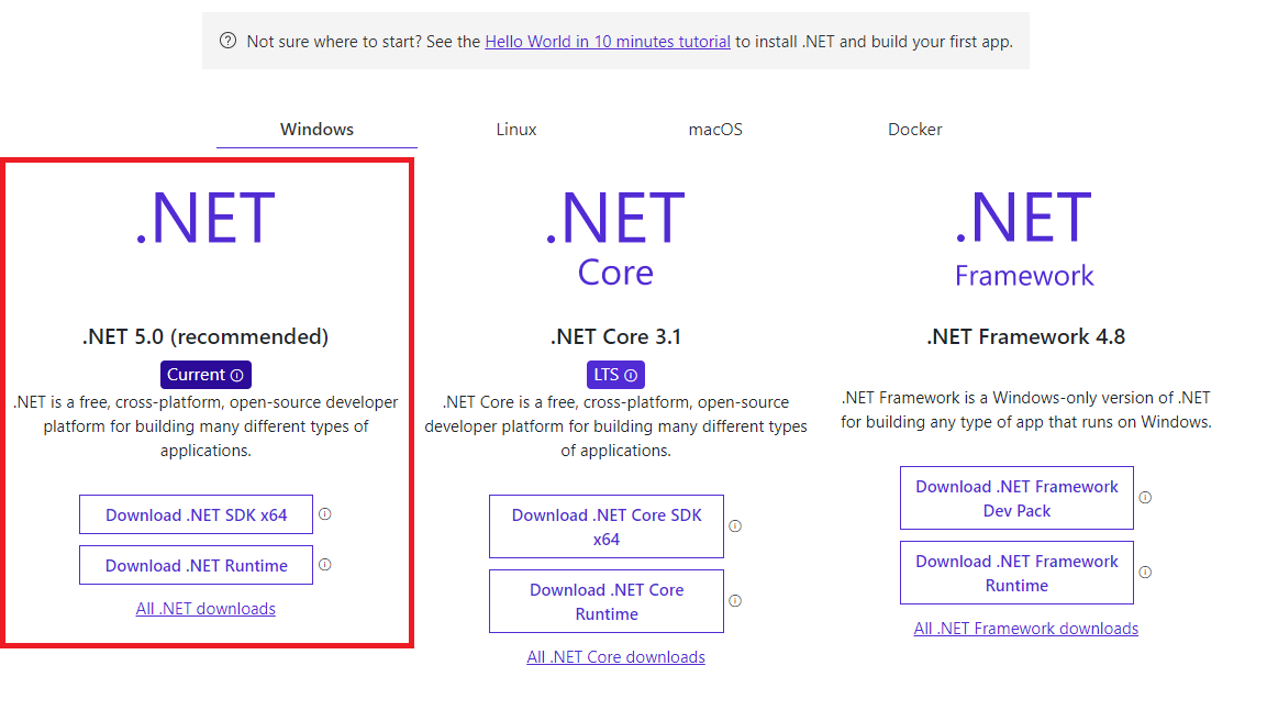 Como Criar Projeto .NET 5