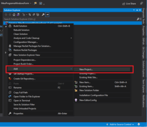 Class Library em .NET 5 com Windows Forms